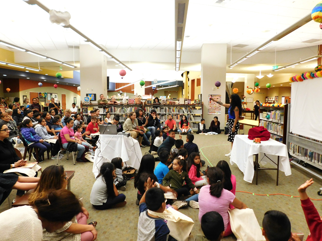 Yuyi Moralez at Watsonville Public Library on October 4, 2018