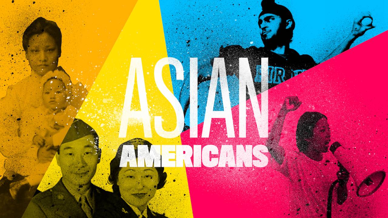Historical photographs of Asian Americans.