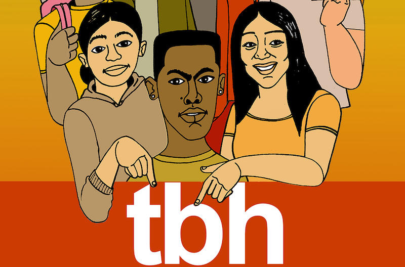 Illustration of teenagers.