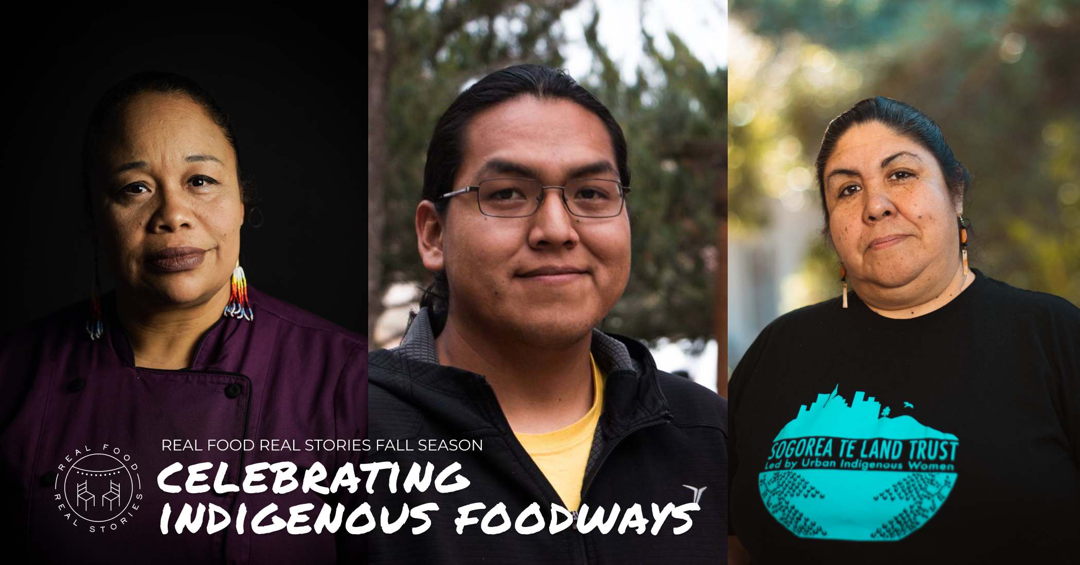 Image of Indigenous leaders featured in Real Food Real Stories