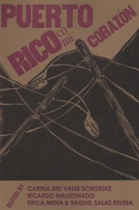 The book cover for Puerto Rico en Mi Corazon. 