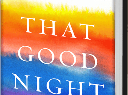 A book with rainbow colors and the title and author.