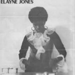 Black and white portrait of Elayne Jones.