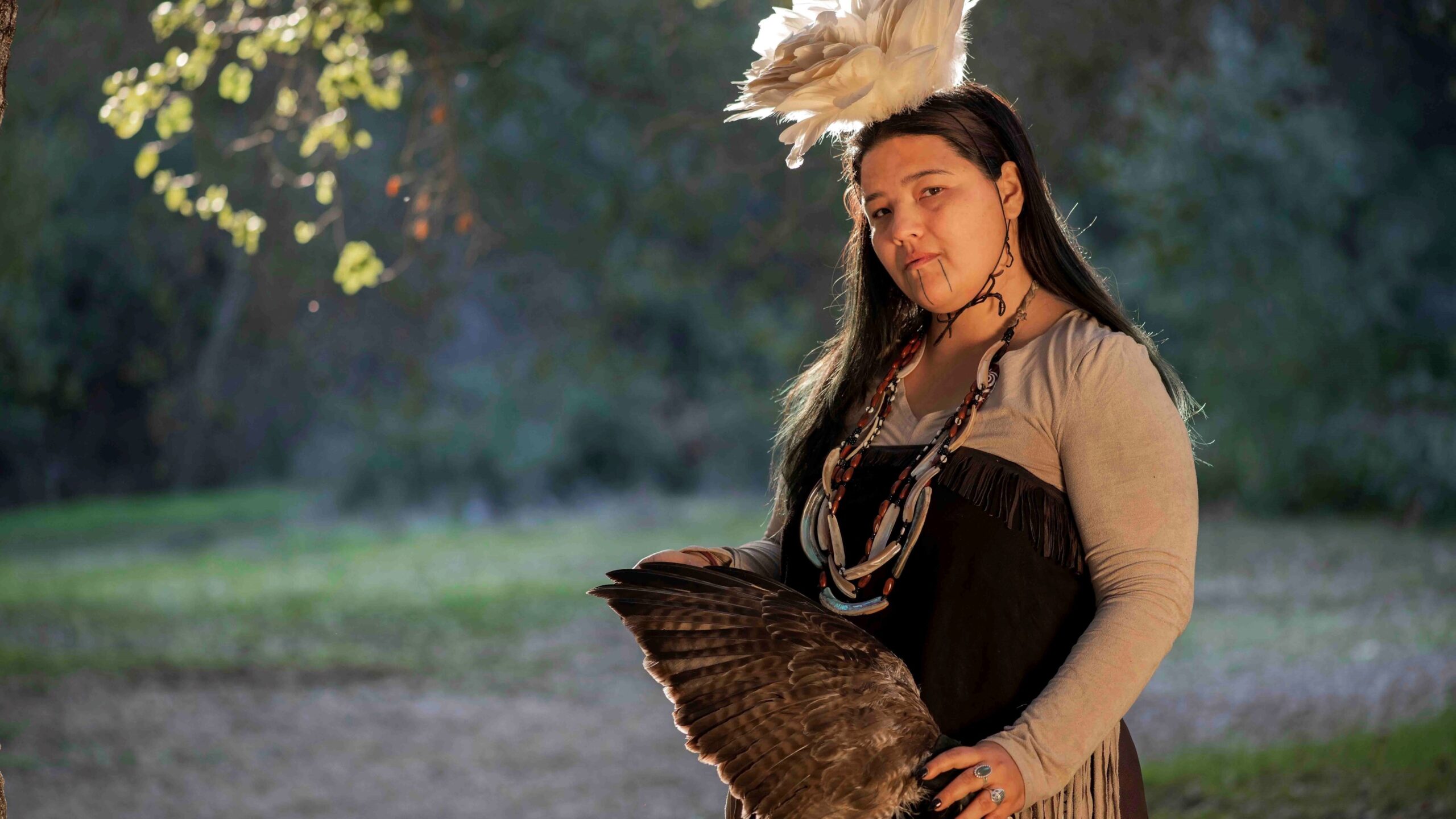 Photograph by Kirti Bassendine, Kanyon Sayers Roods- Indian Canyon Nation- ICN Tribal Chairwoman and CIR President