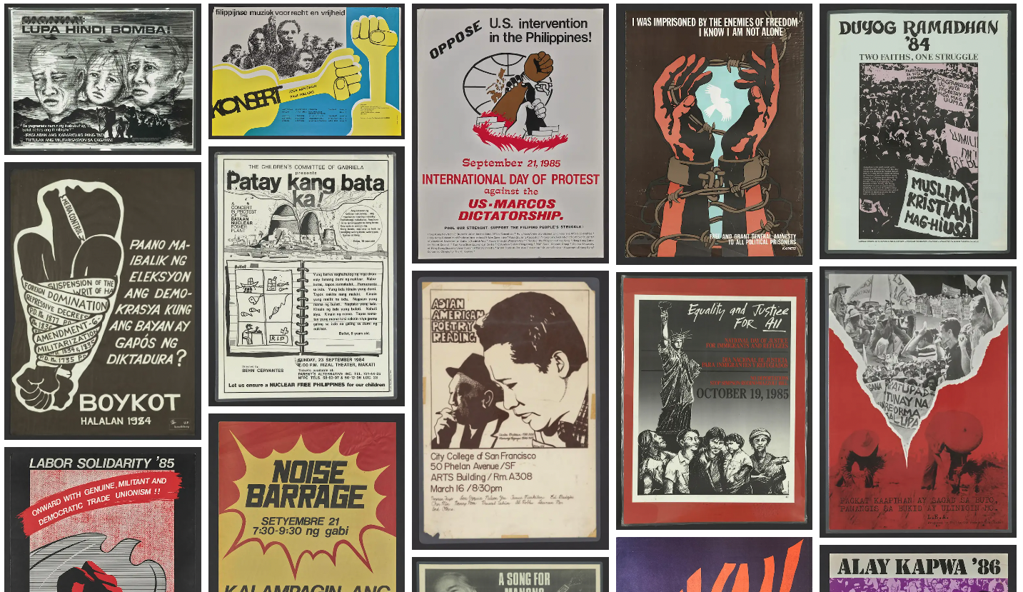 Collection of political posters