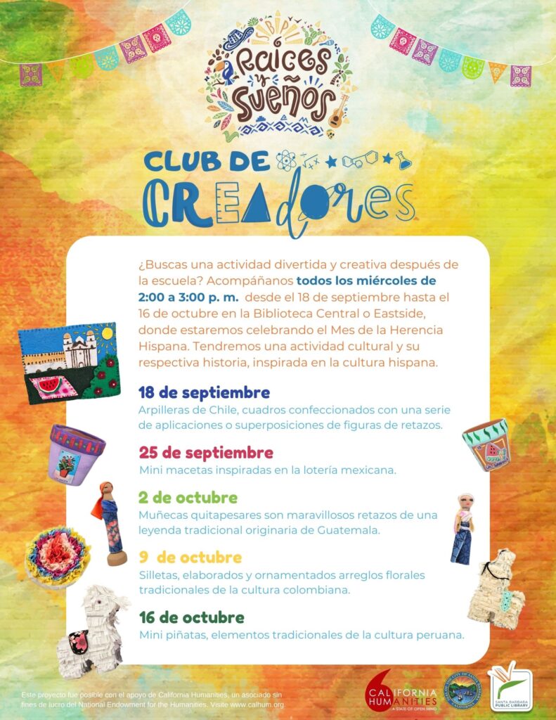 Club de Creadores flyer