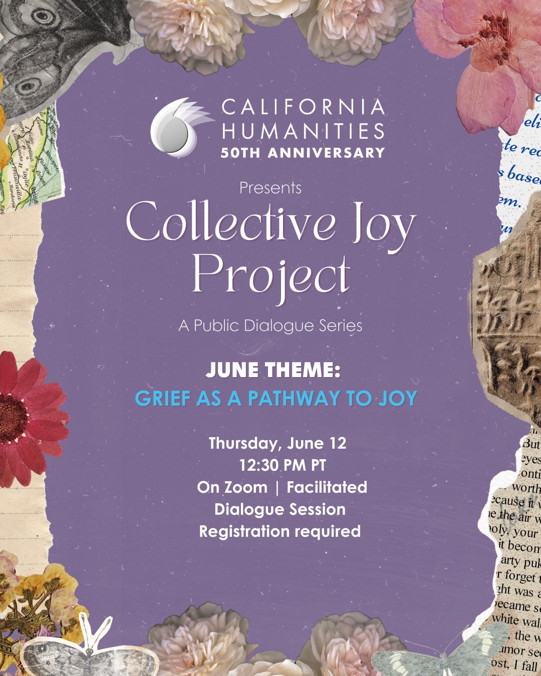 Thursday, June 12 12:30 PM PT On Zoom | Facilitated Dialogue Session Registration required