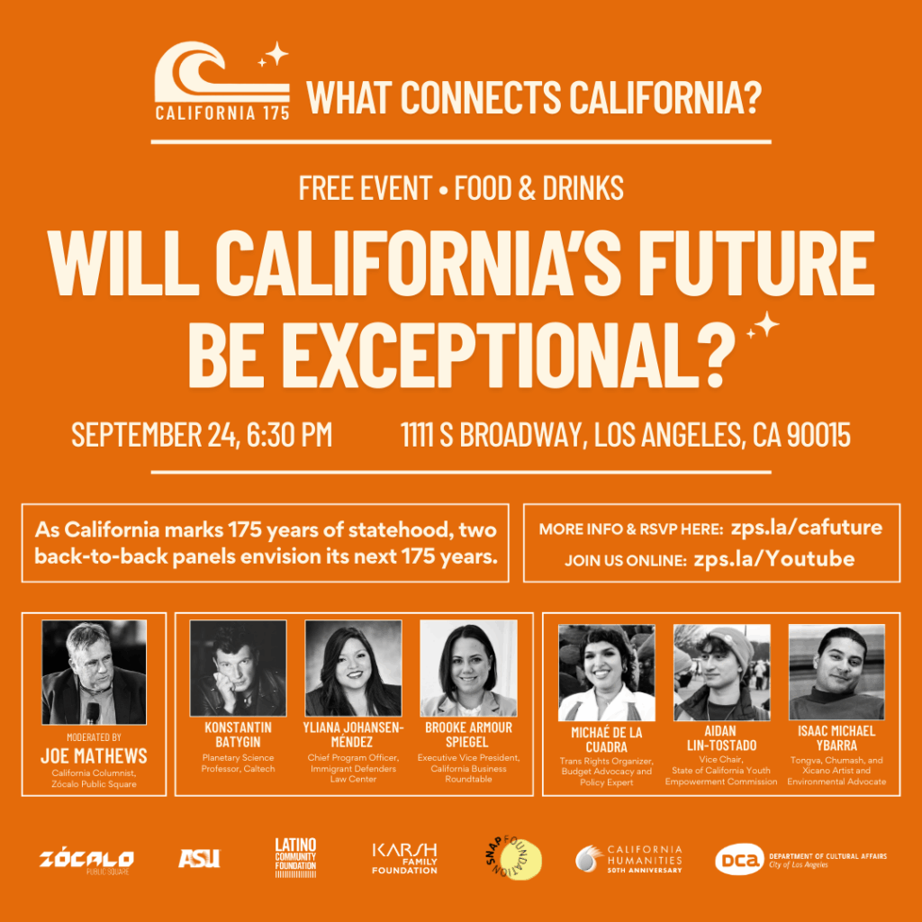 This program is presented with generous support from Latino Community Foundation, the Karsh Family Foundation, and Snap Foundation