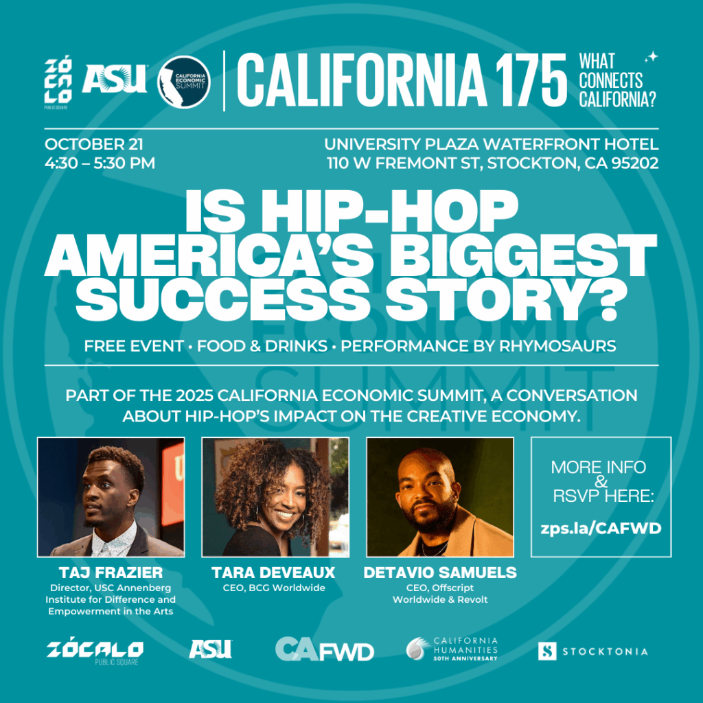 Co-presented by Zócalo Public Square, ASU, and California Forward (CA FWD) in partnership with Stocktonia