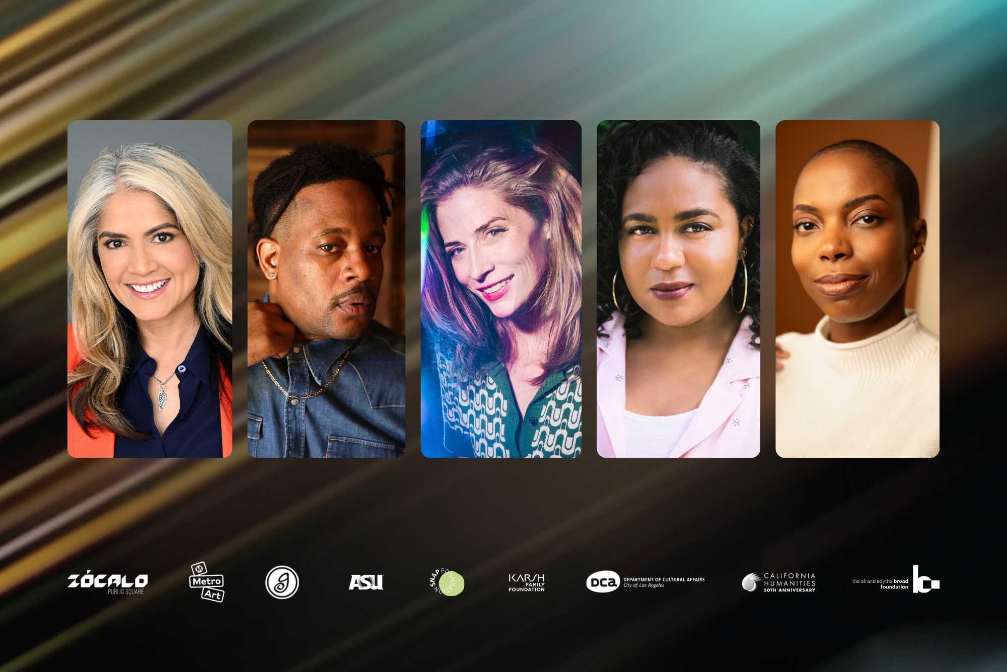 Featured Speakers Moira Shourie Executive Director, Zócalo Public Square Open Mike Eagle Comedian and Rapper, Unapologetic Art Rap Vanessa Ragland Improviser and Co-Owner, Dynasty Typewriter Jasmine Williams President, Da Poetry Lounge Co. Sasheer Zamata Comedian, Actress, and Writer