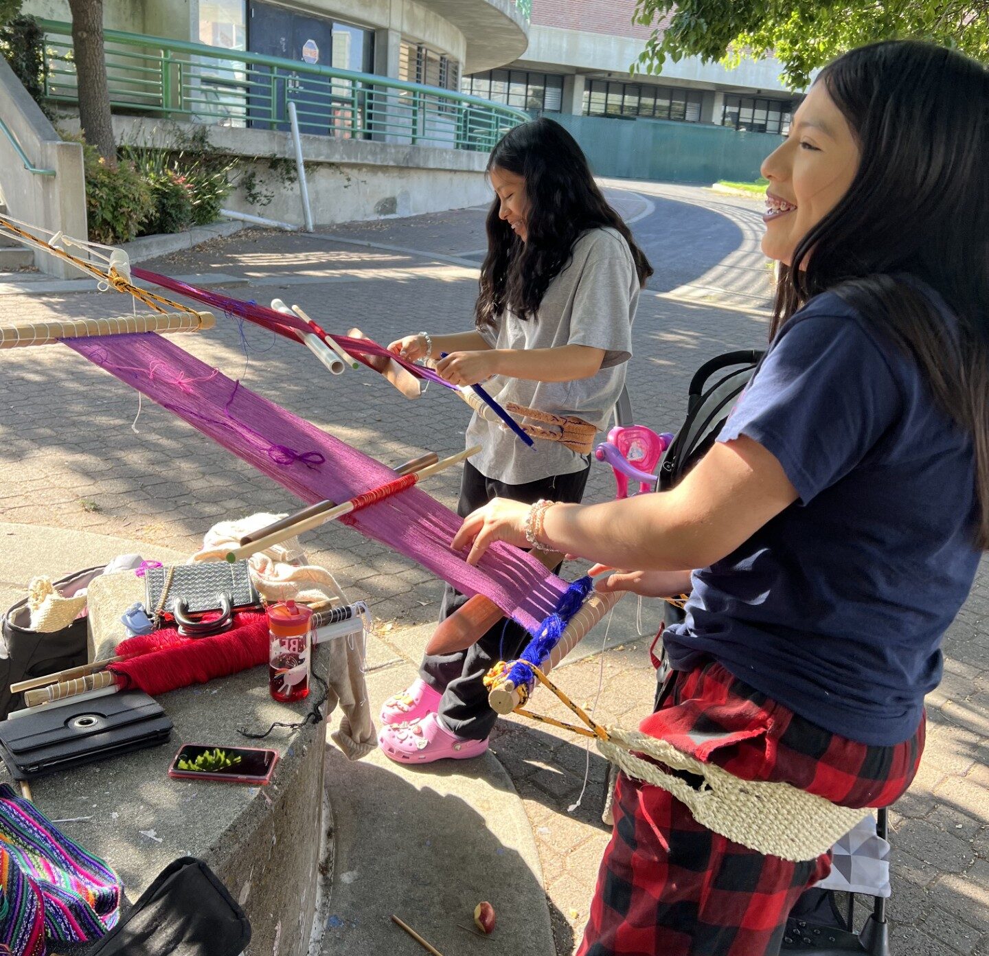 Union Maya, a community organization founded and led by Indigenous Maya Mam leaders, invites the Oakland community into that tradition through a six-week Mayan backstrap weaving group.