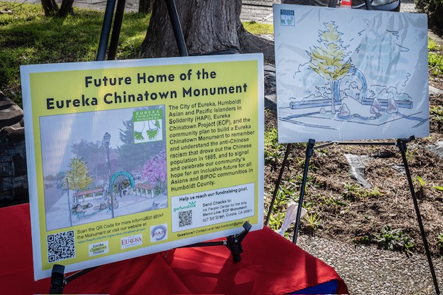 Artist Amy Uyeki's rendition of the proposed monument