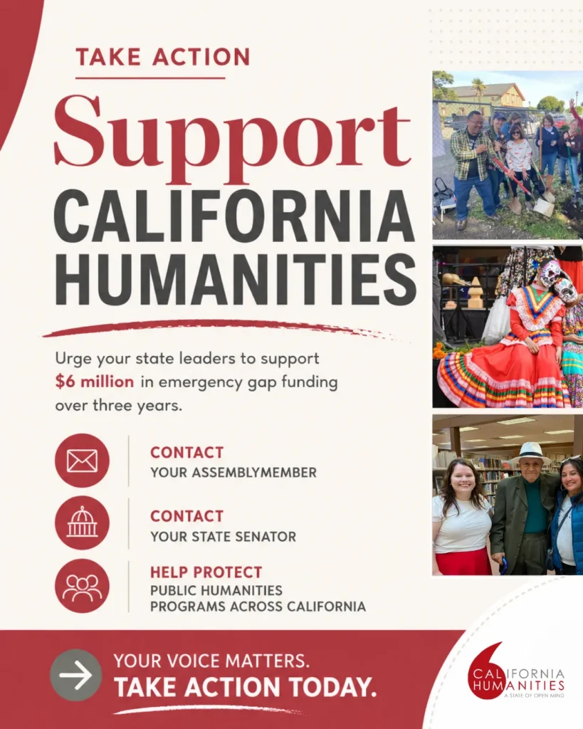 Click to Take Action to Support California Humanities
