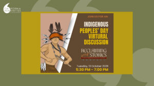 Reclaiming Our Stories Virtual Indigenous Peoples’ Day Gathering October 13, 2026